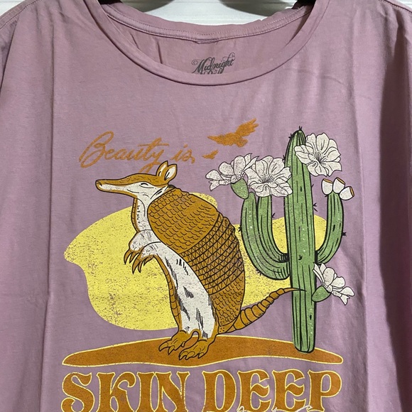 Sale! New SKIN DEEP JUNK GYPSY X Midnight rider CUT OFF TEE sz small - Picture 4 of 6